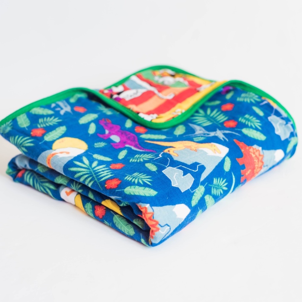 Cuddle Blanket - Rainbow Dinos